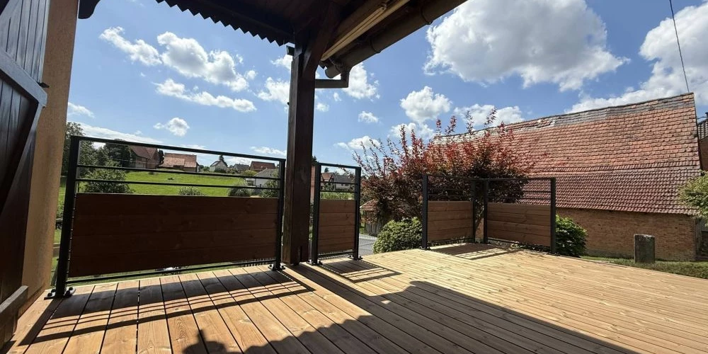 Rénovation d'une terrasse en bois à Eberbach Près Seltz
